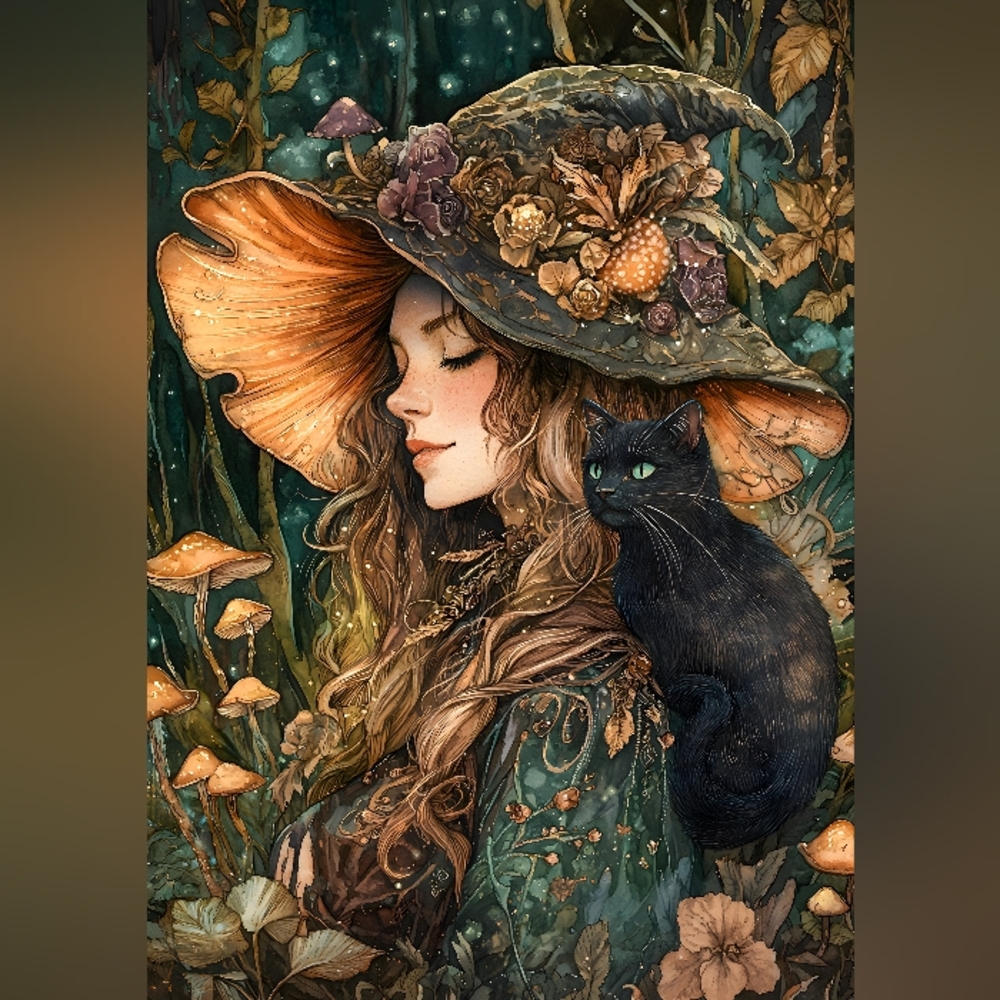 Beautiful Witch Print